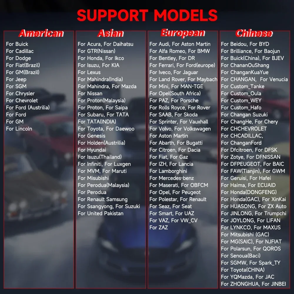 ANCEL DS300 Car Diagnostic Tools  Automotive Scanner Professional Full System Bi-Directional Control   Auto Diagnostic