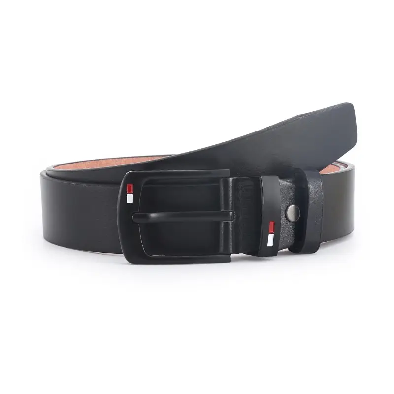 Fashion Mens PU Alloy Square Buckle Business Leisure Belts Winter Black Belts For Men Jean Pants Waistband