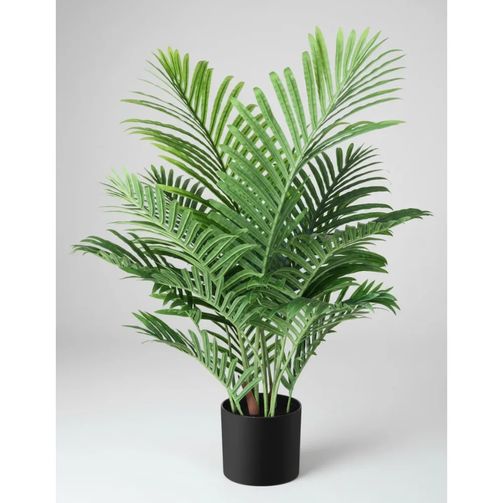

3 Feet Artificial Majesty Palm Plant in Pot for Indoor Outdoor Home Office Decor, Perfect Housewarming Gift