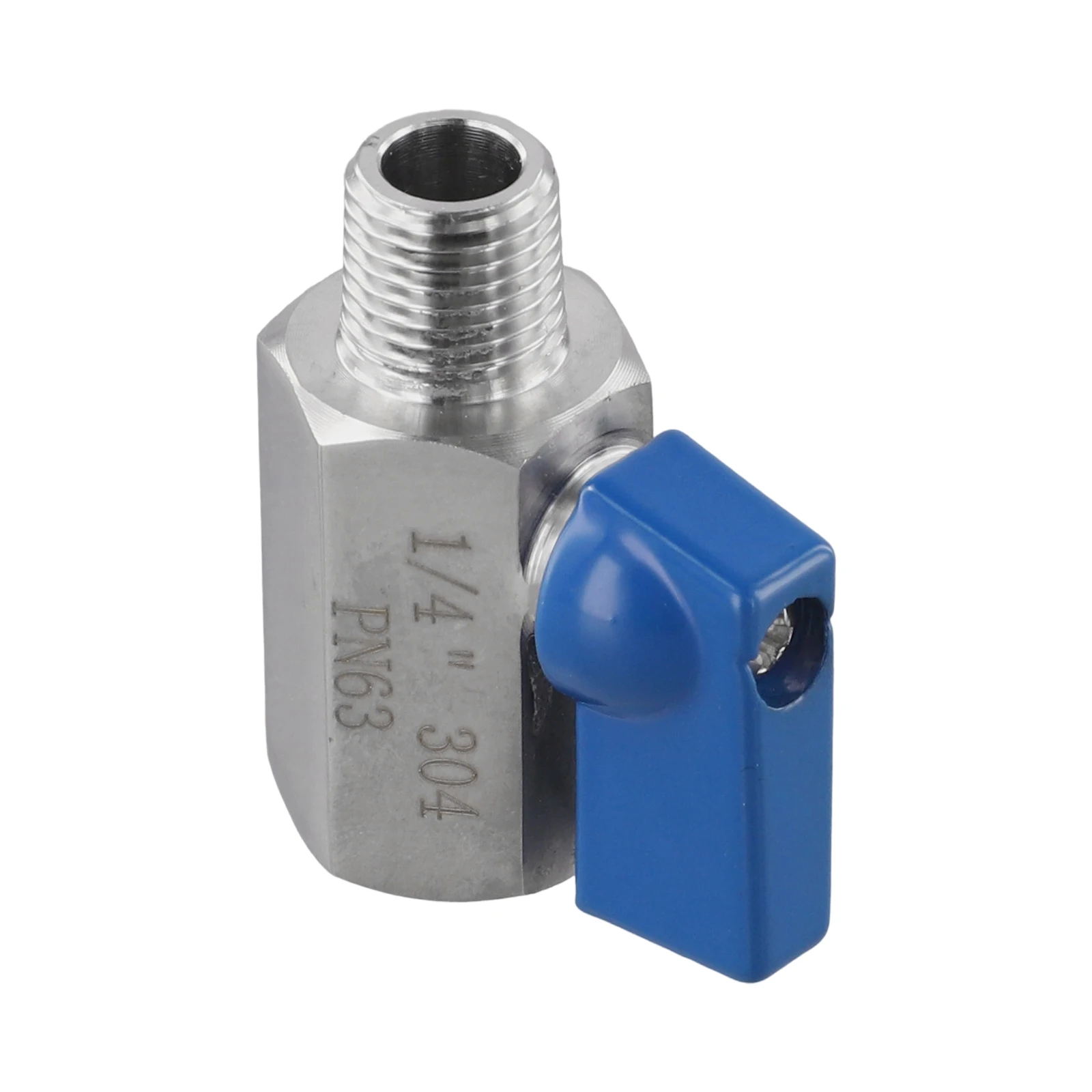 Compact Fixed Ball For mini Valve in 304 Stainless Steel for General Purpose Shut Off and Flow Adjustment Tasks