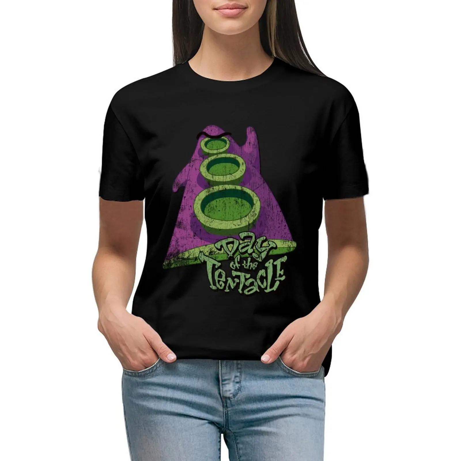 

Day of the Tentacle (Distressed) T-Shirt shirts graphic tees funny animal print plus sizes designer clothes Women luxury