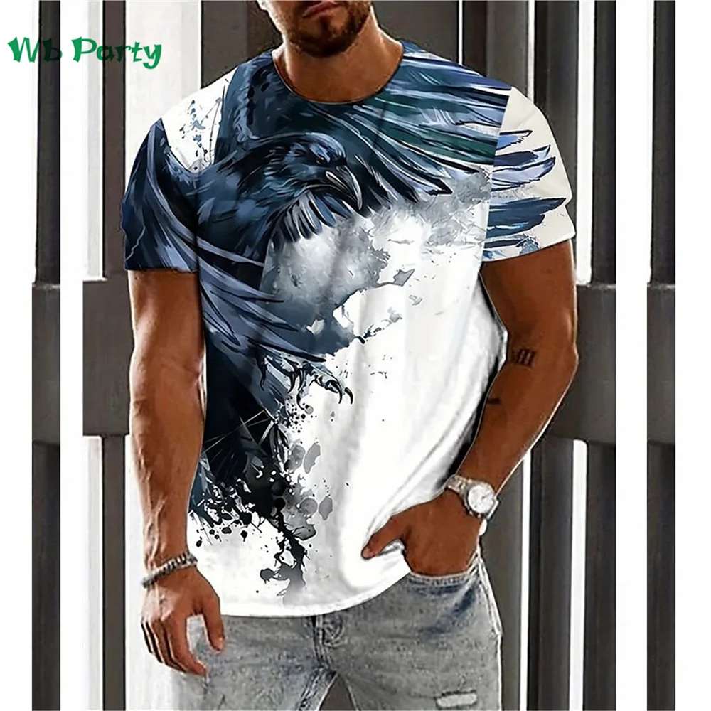 Animal Print Clothes Men Vintage Clothes Men\'s Summer Clothes Shirts Graphic Tee Short Sleeve Tee Animal Graphic T shirts Men