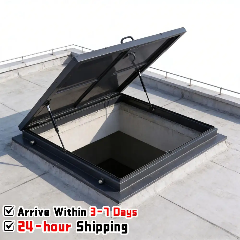 

Крышка люка на крыше с ручкой-переключателем, оцинкованная, с порошковым покрытием, для чердачного люка/крышки подвала