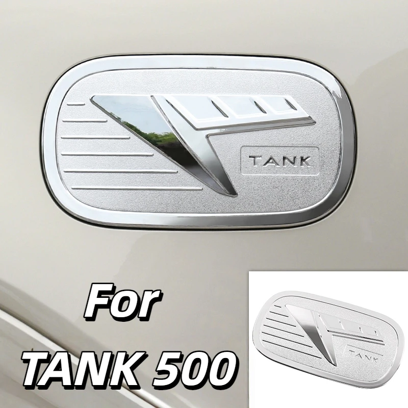 

For Tank 500 modification special fuel tank cap sticker stainless steel cap glitter decorative appearance kit