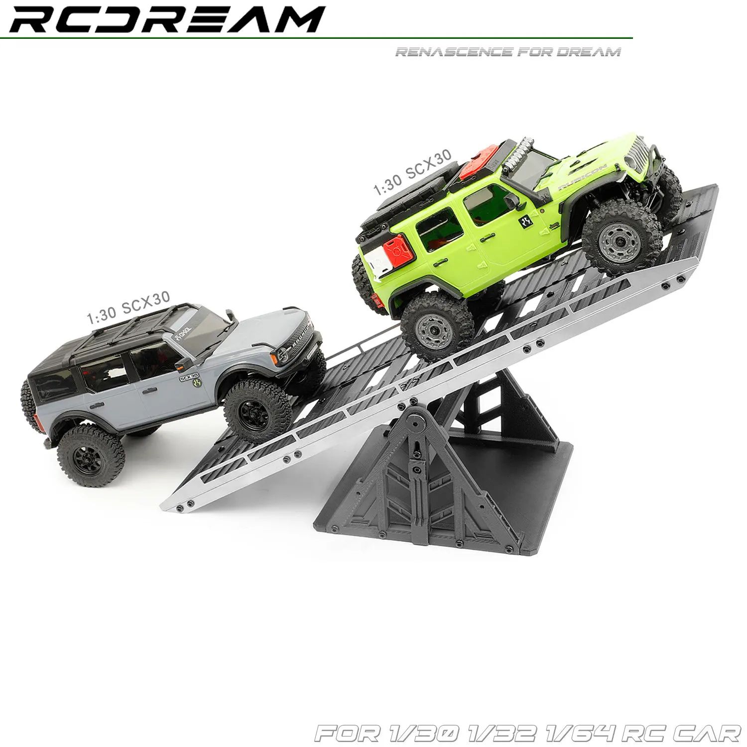 1/30 1:32 SCX30 V01 See-Saw Climbing Model Car Off-Road Track Simulation Barrier