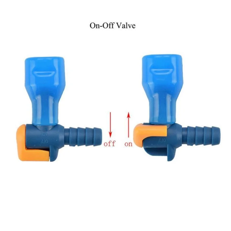 Hydration Drink Pack Mouthpieces Bite Valve Replacement With On Off Switch For Camping Backpacking Water Bag Suction Nozzle