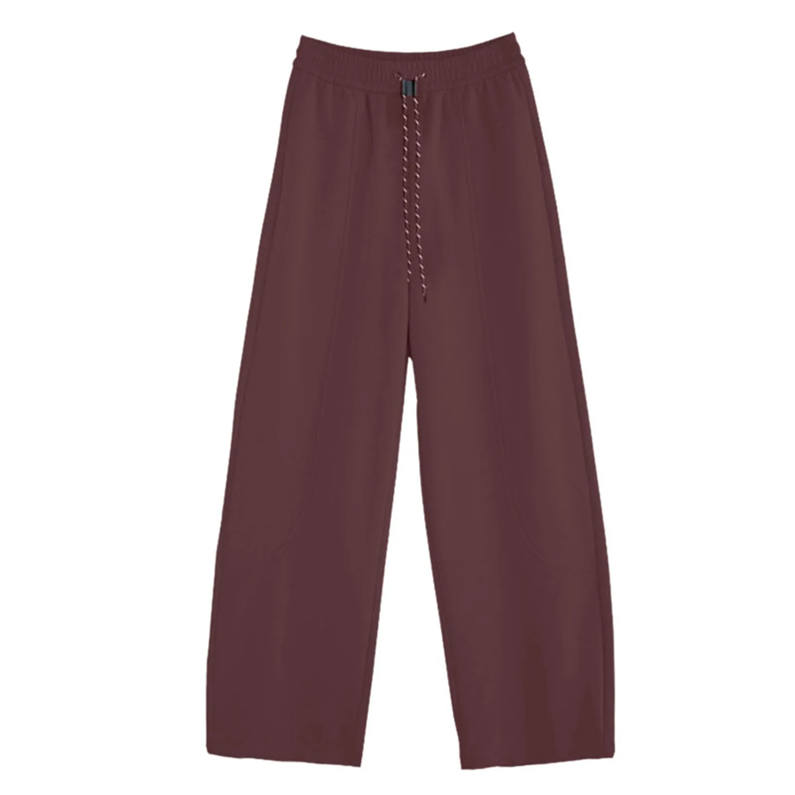 Pantalon à jambe droite doublé Smile pour femme, grande taille, bonne qualité, décontracté, taille haute, optique, étiré, pleine longueur, fjadt, hiver