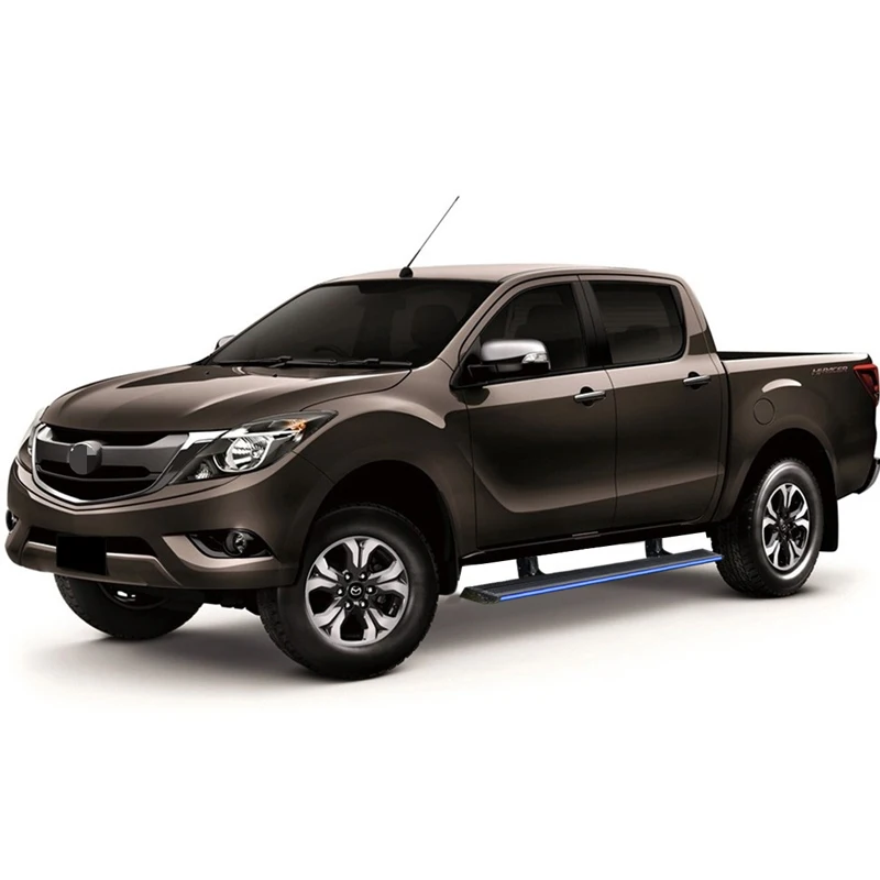 

Автоматическая электрическая боковая подножка, светодиодная подсветка для Mazda BT-50 Freestyle Double Crew Cab 2015+