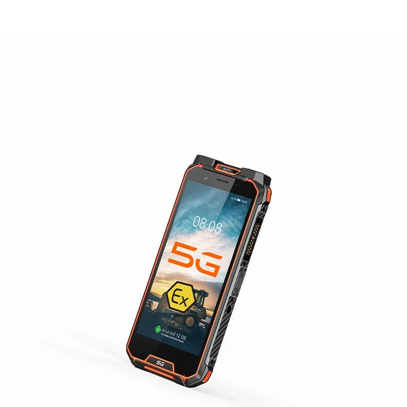 Aoro M5 5G ネットワーク 8gb + 256gb IECEx Android Division 21 Ex 本質安全ゾーン 2 Ex 電話 ATEX 頑丈な電話 Uhf トランシーバー