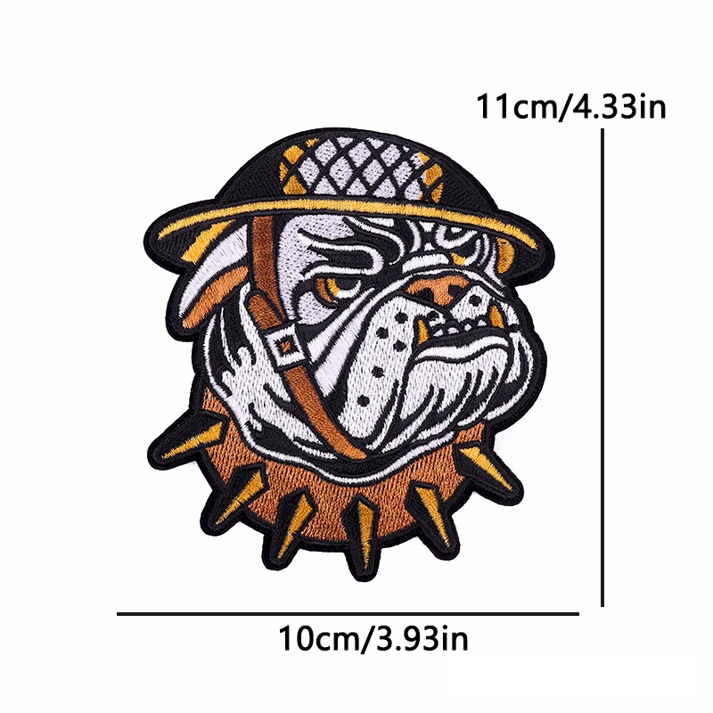 5 pcs Vintage Biker Gothic Skull Iron On Patches, Sun Moon Skeleton All Seeing Eye Motorcycle Rider Punk Embroidered Appliques