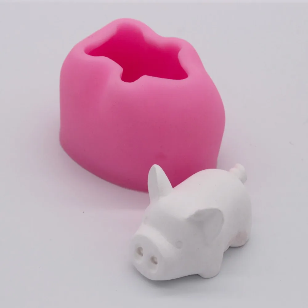 Mini Animal Silicone Mold Rabbit for DIY Soap Resin Candle Chocolate Candy Jelly  Handmade Crafts Ice Cube Mold