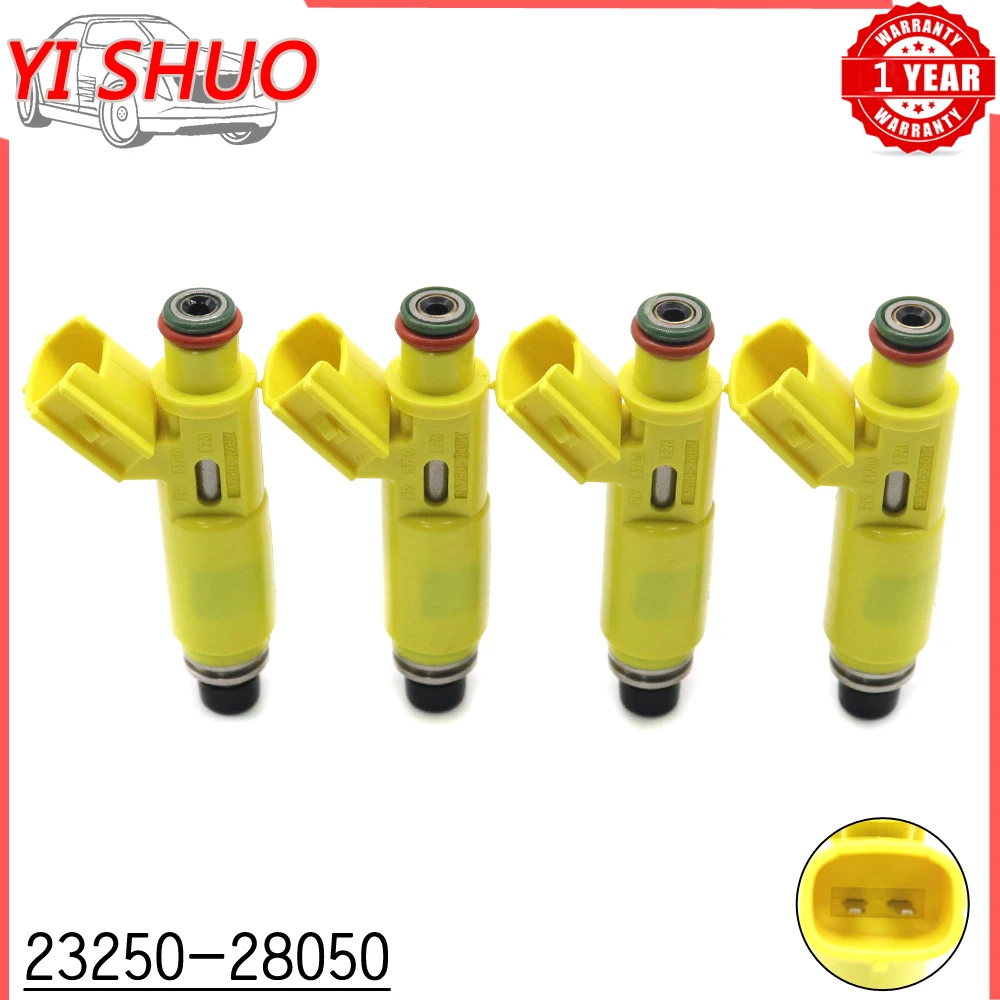 

4pcs 23250-28050 Car Fuel Injectors Nozzle for Toyota RAV4 2.0L L4 2001-2003 23250-0H010 FJ639 23209-28050 23250-28020