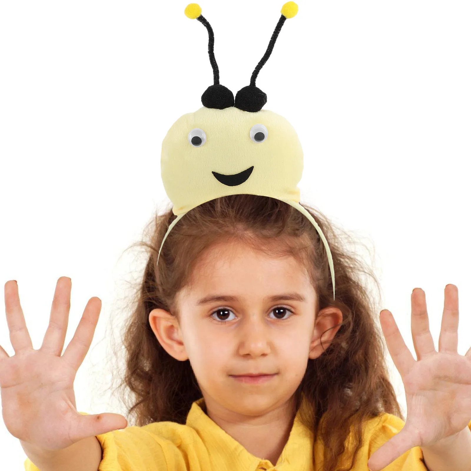 

Мультяшная повязка на голову в виде муравья 3D, очаровательный аксессуар для волос, украшение для косплея, вечеринки, Хэллоуина, маскарада