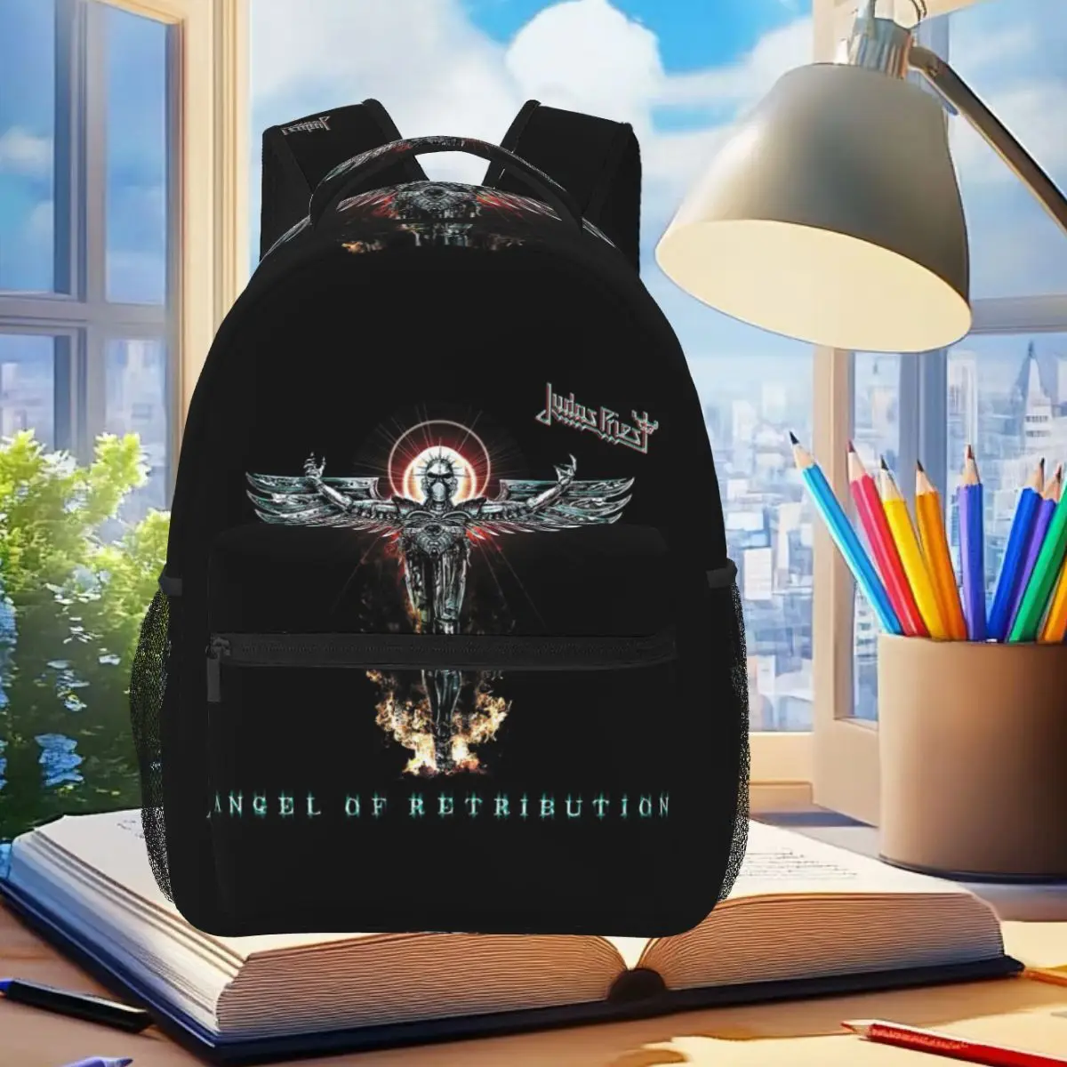 Judas Priest Angel Of Retribution 1 Backpack Student Boys Girls BookBag Children School Bag Laptop Shoulder Bags for Men Women