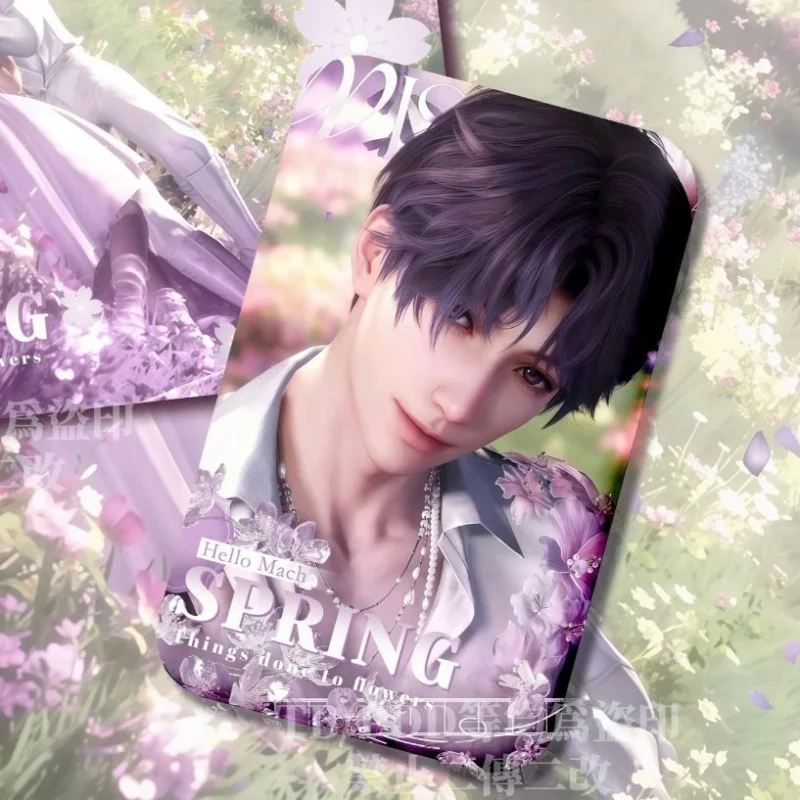 Love and Deep Space Spring Comes Self-Made High-Value Peripheral All-Member Rectangular Badge