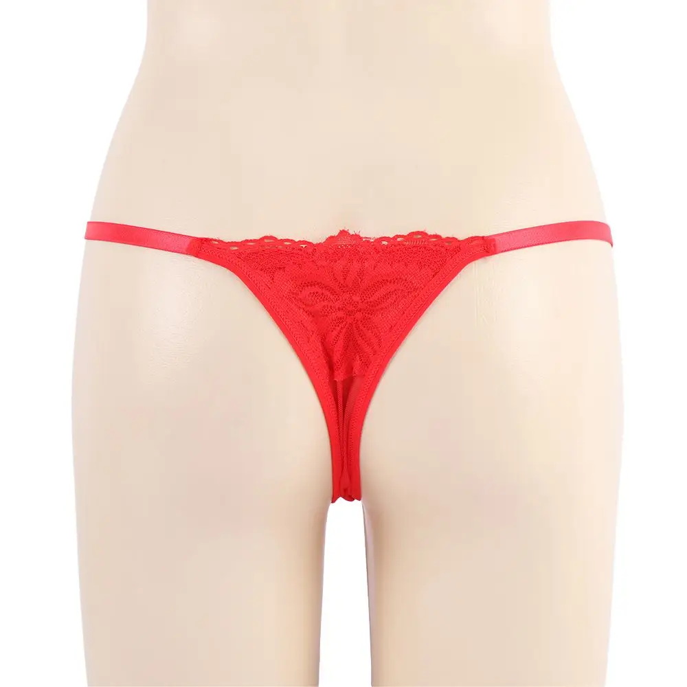 Tangas en V de 6 colores para mujer, bragas, lencería, ropa interior