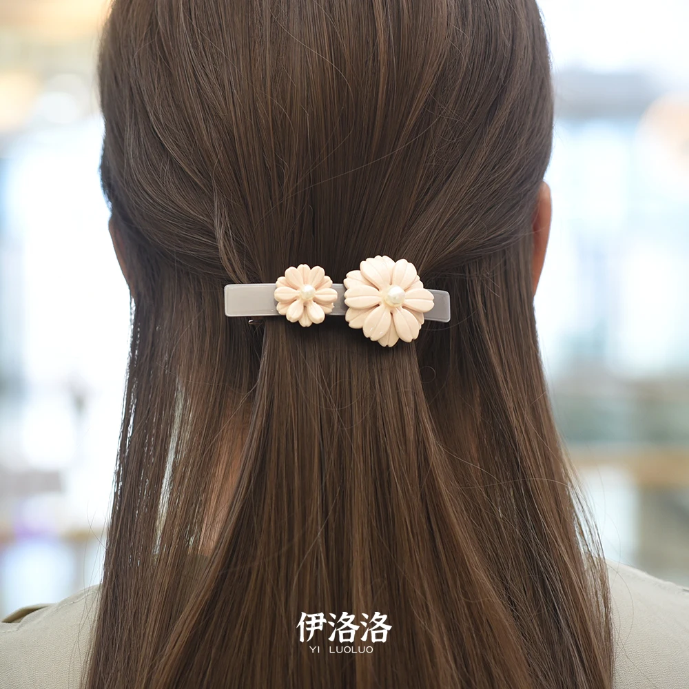 Women headwear girls hairwear flower hair clip fashion vintage hair barrette cute hair accessories for women