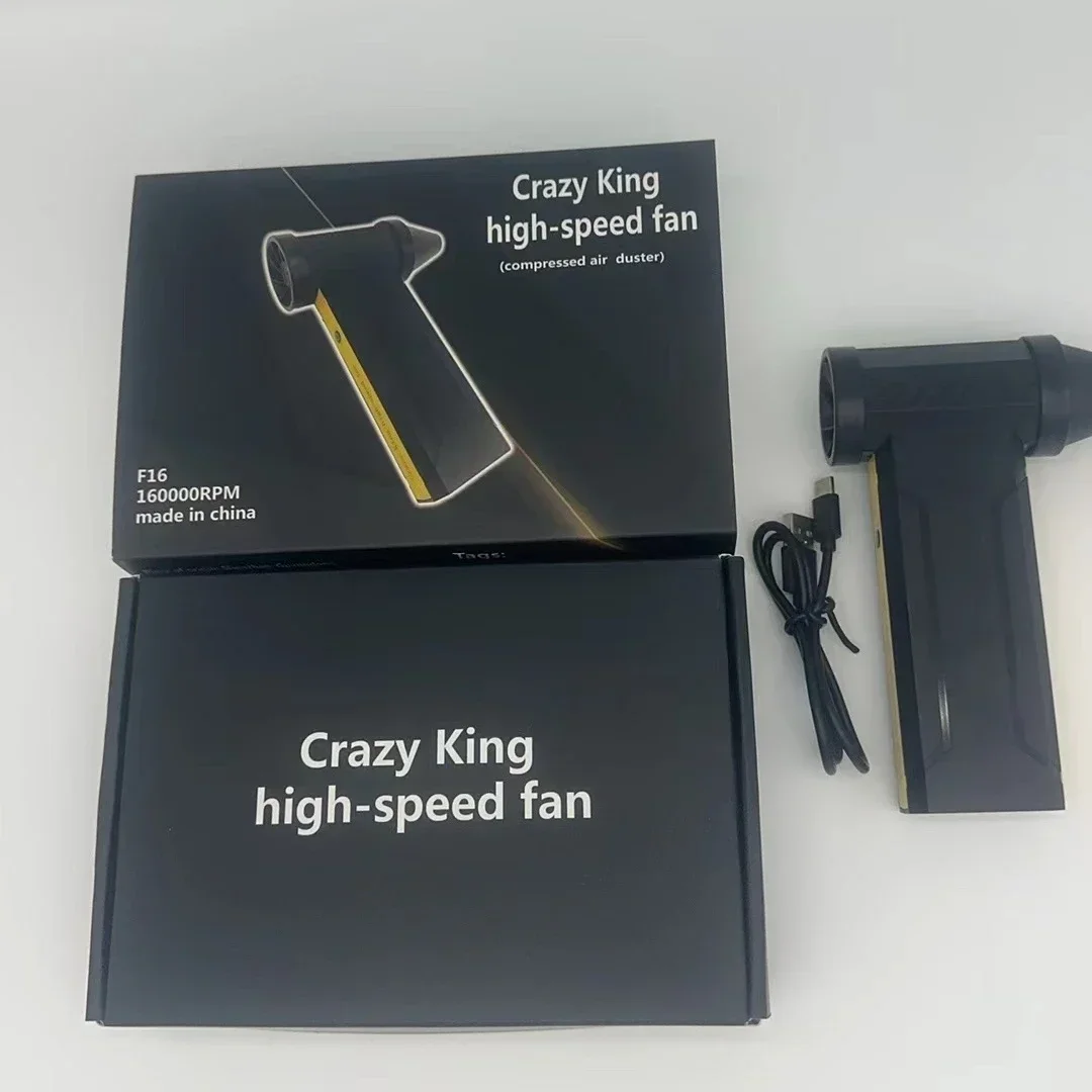 Neu 160000 RPM Super Wind 60M/S Mini Turbo Jet Fan 10000MAH Handheld Bürstenlosen Motor Generation Gebläse industrielle Kanal Fan HOME