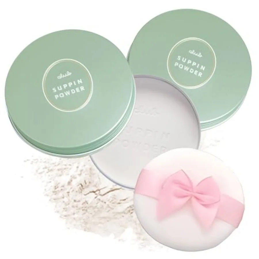 Polvo Fijador Mate Club Suppin + Cuidado Nocturno para la Piel con Manteca de Karité, Aminoácidos y Extracto de Aloe 2 Unidades