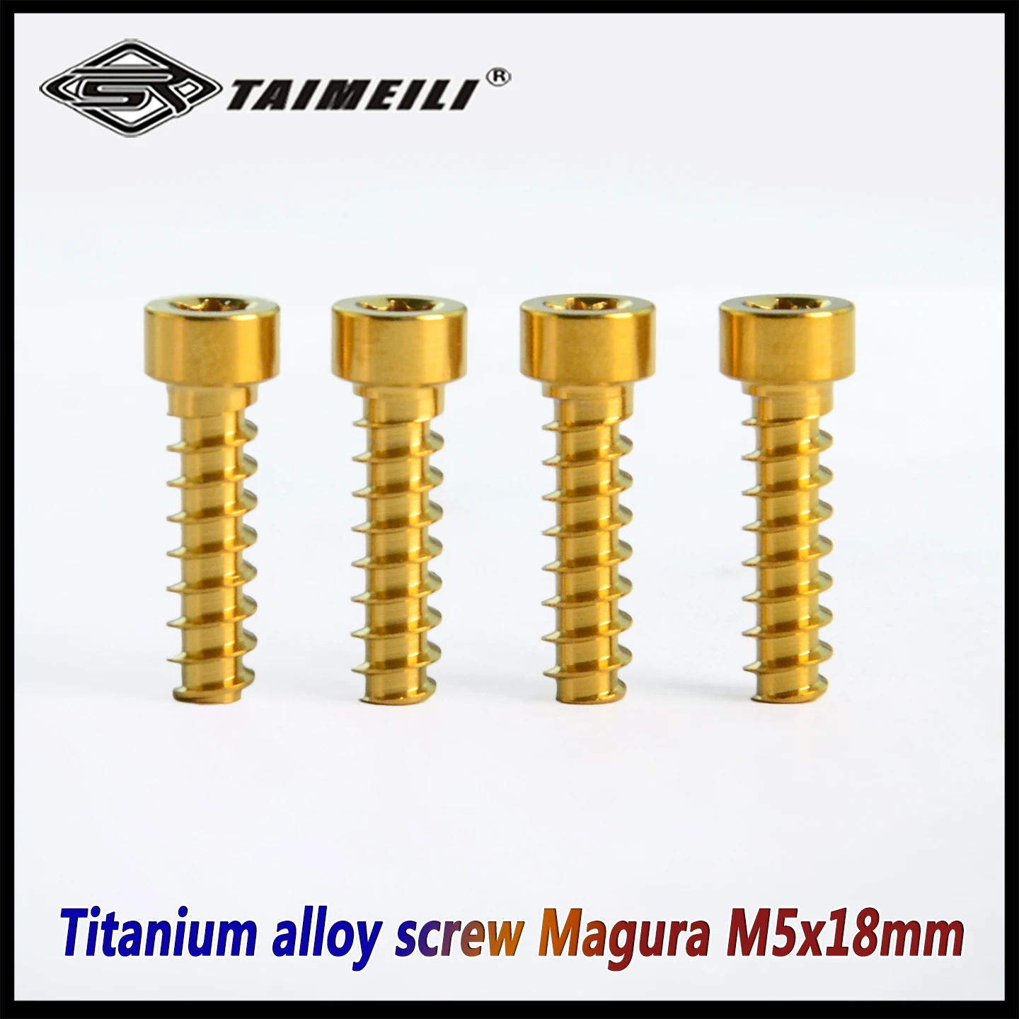 TAIMEILI Titanlegierung Magura Bremshebel-Schraube M5x18mm - Ultraleicht, Korrosionsbeständig, 4/8/12 Stück – Detail 2