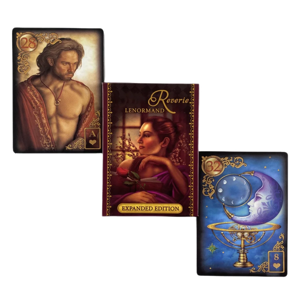 The Reverie Lenormand карты с изображением оракла A 47 Таро, издание гадания на английском языке, колода для игр