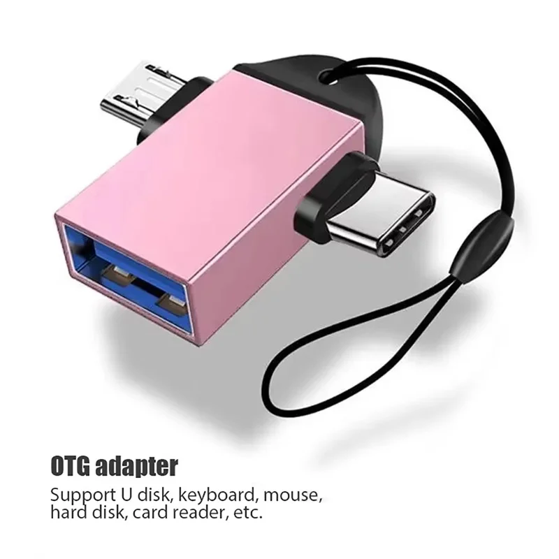 USB Connector OTG Adapter Multi-Function Female To Micro USB/Type C Male Converter For Android For Xiaomi Huawei Tablet Laptops