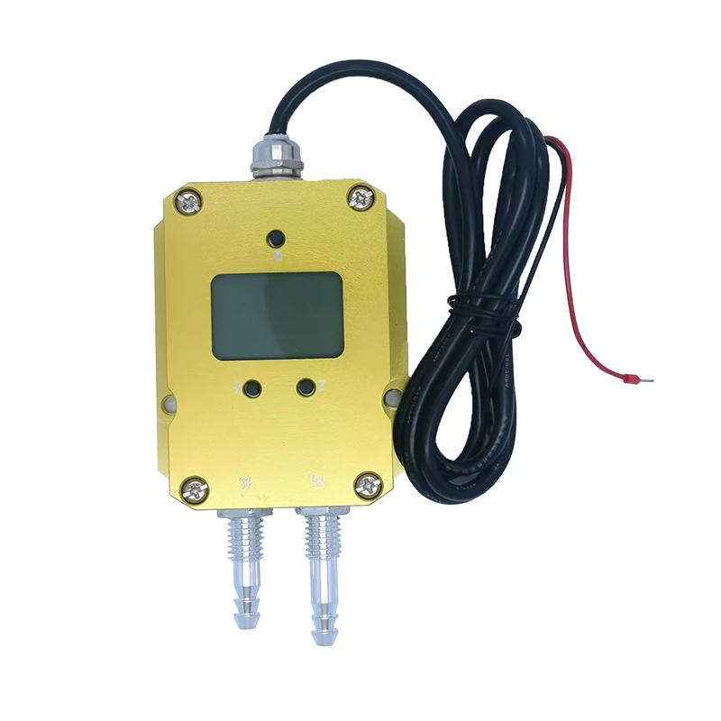 

intelligent pressure transmitter DC24V 0.5% Accuracy Differential Wind Pressure Transmitter Air With LCD Display 4-20mA