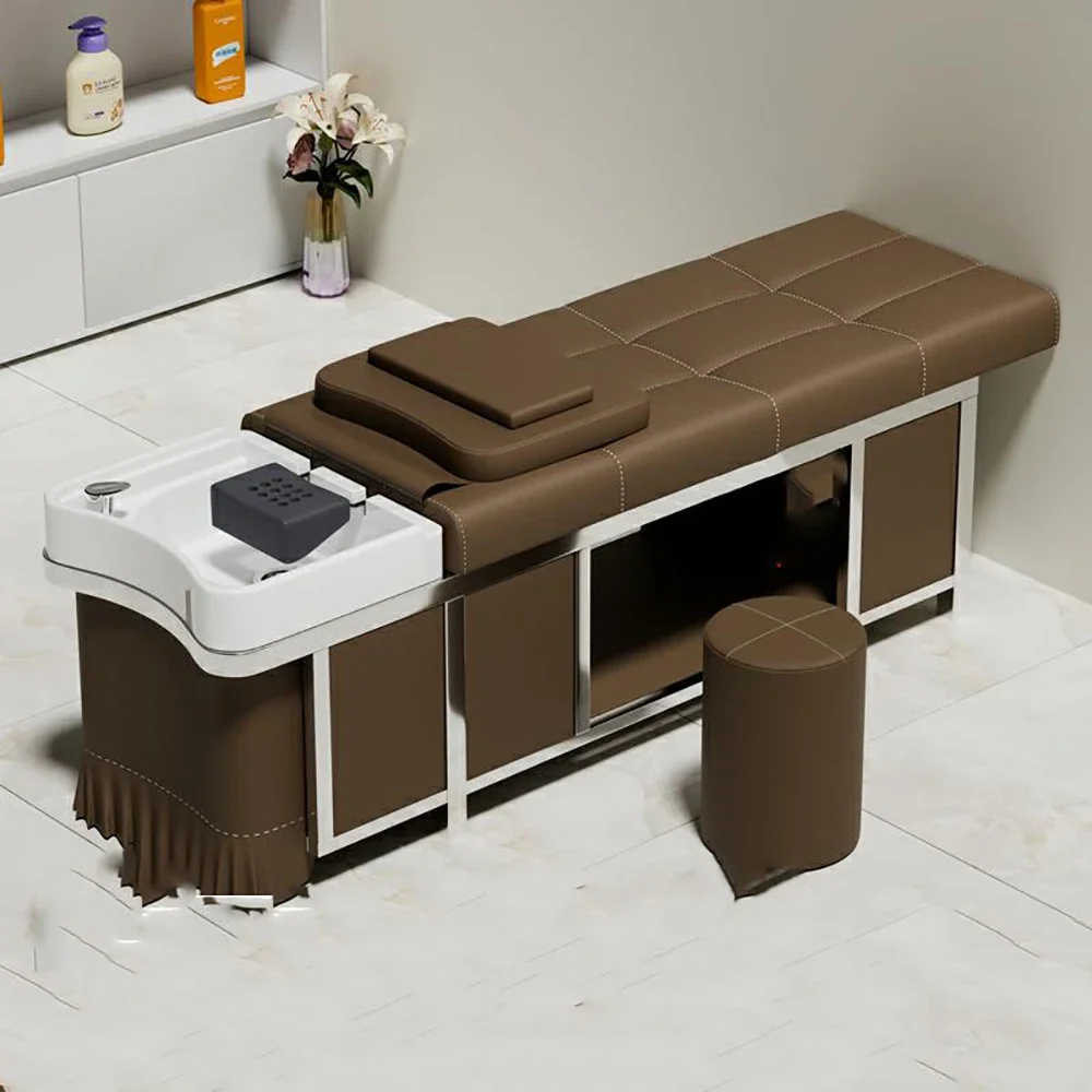 

Эргономичная кровать для шампуня для волос, современная модная портативная модная кровать для шампуня, роскошная скандинавская мебель Cadeira De Barbearia