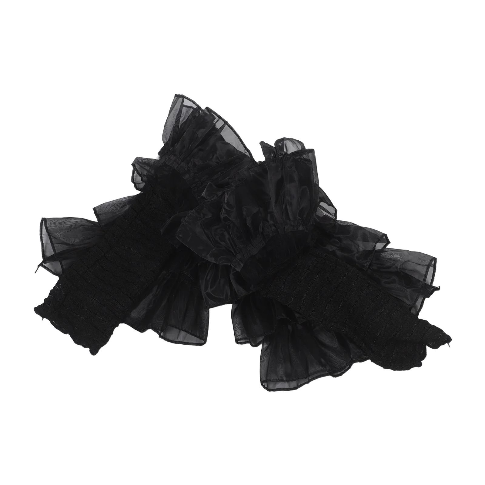 1 Para Koronkowych Podkolanówek z Falbankami, Ocieplacze na Nogi, Pończochy do Uda, Akcesoria Kawaii Lolita, Moda Damska, Podkolanówki Samonośne na Imprezę, Rave