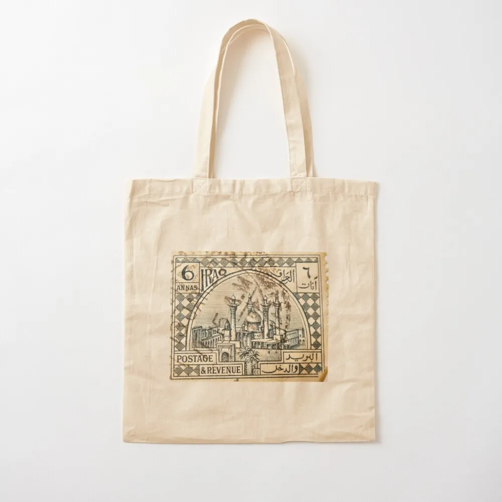 Iraqi Stamp, 1920s Tote Bag female bag Canvas bag for women Shopper cloth woman