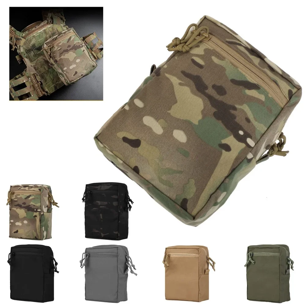 GP Pouch Tall General-Purpose Utility Pack Laser Cut Molle Night Vision Goggles Storage Back Panel Hunting Accessories