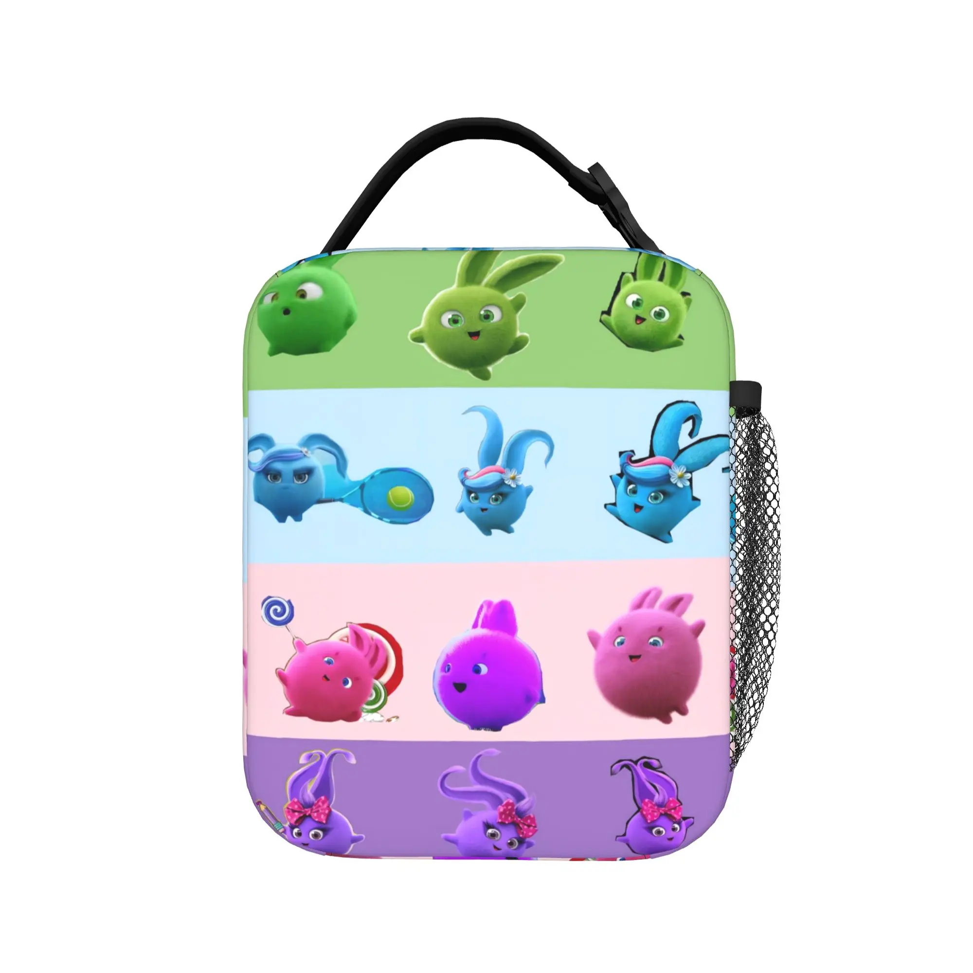 Sunny Bunnies Anime Lunch Bag Outdoor Picknick Lunchbox für Frauen Design Thermotasche Handtaschen Oxford Tragbare Kühltasche