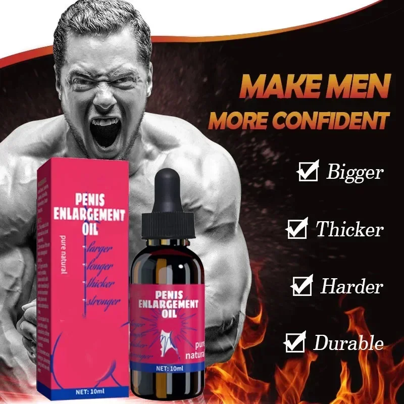 

Penis Permanent Thickening Growth Enlargement Massage Men's Cock Erection Lubricant Lncrease XXL Plant Extracts Massage Oil