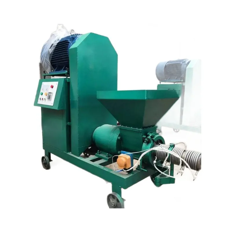 The charcoal machine is to crush the wood chips into granules within 10mm.