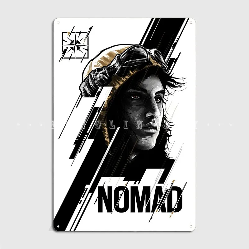 Nomad Poster Metal Plaque Wall Pub Club Bar Custom Plaques Tin Sign Poster