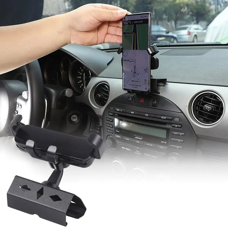 

For Mazda MX-5 2009-2015 Car Central Control Mobile Phone Holder Bracket GPS Navigation Stand Auto Accessories