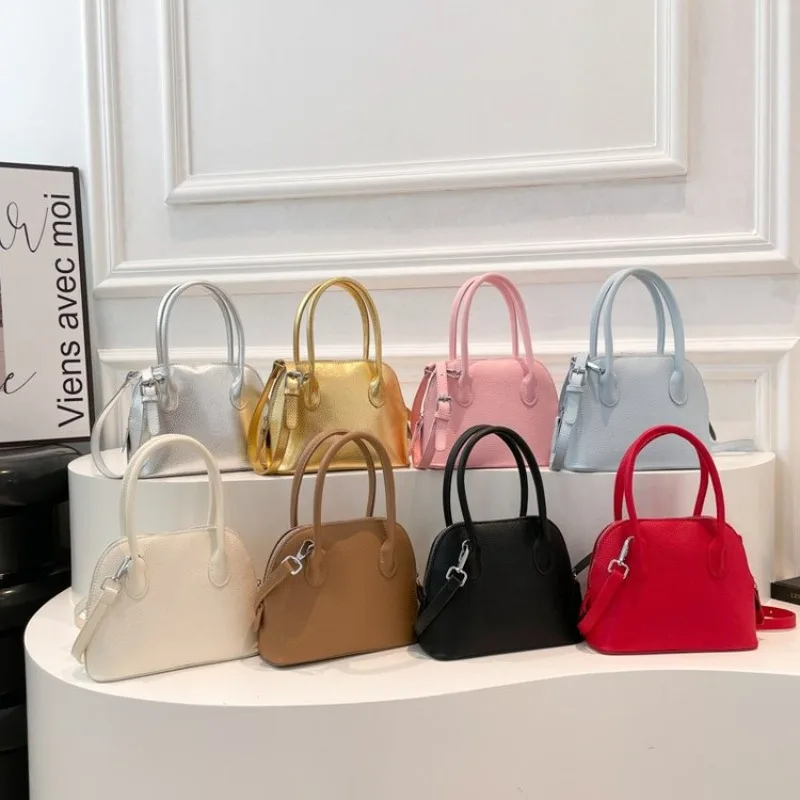 

Fashionable Casual Elegant Diaper Bag Large Capacity Luxury Leather Crossbody Handbag For Women Minimalist Retro Tote