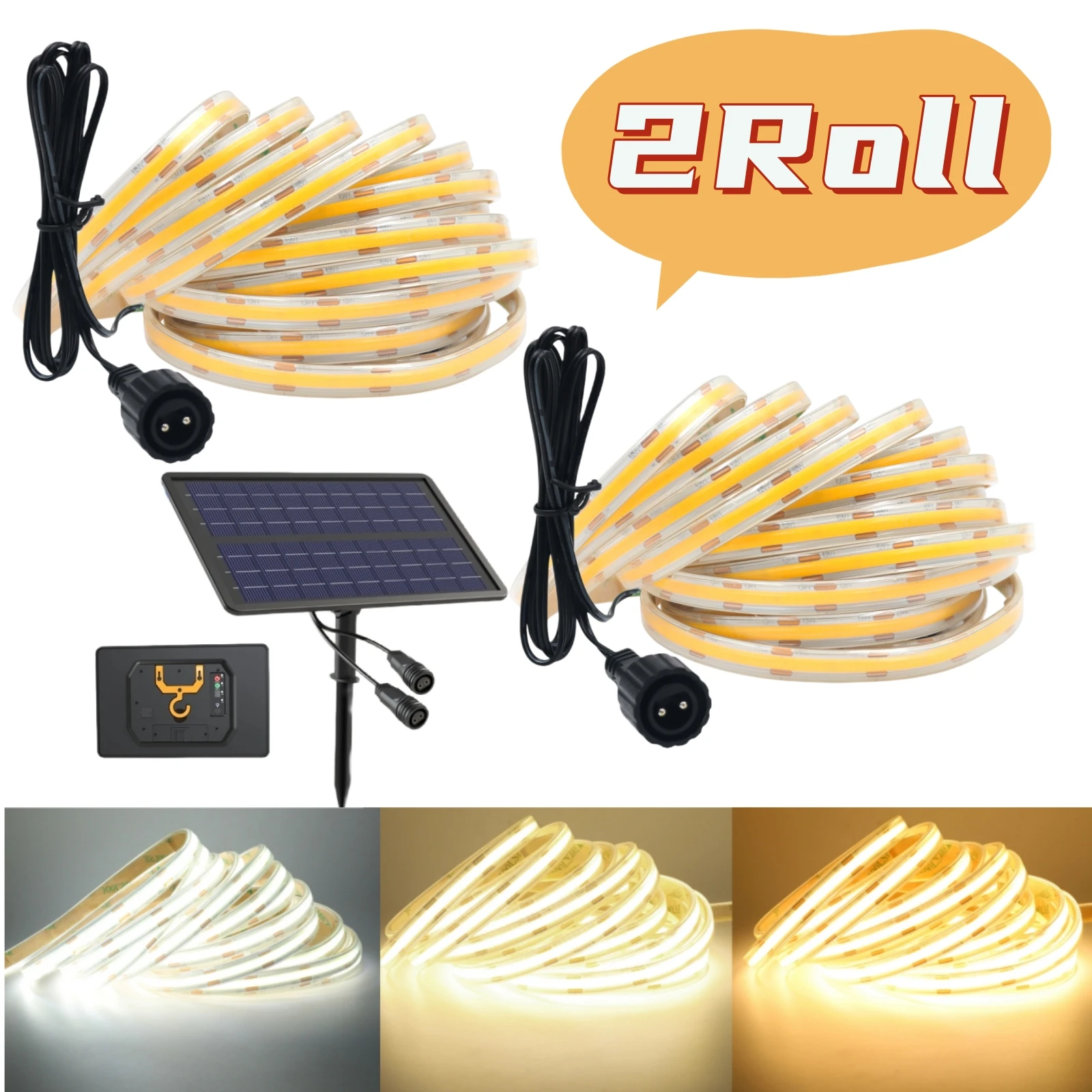 strisce-led-cob-solari-da-20m-2-rotoli-da-10m-con-nastro-adesivo-480-led-m-ip67-flessibili-alta-densita-ra90-illuminazione-lineare