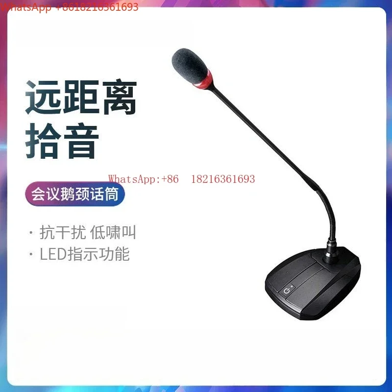 Limited Offer MS400SG Professional Wired Conference Microphone Desktop Video Conference Microphone