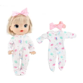 2023 New Dress Fit For 12Inch 30cm Baby Alive Doll  Girl Toys Doll Accessories