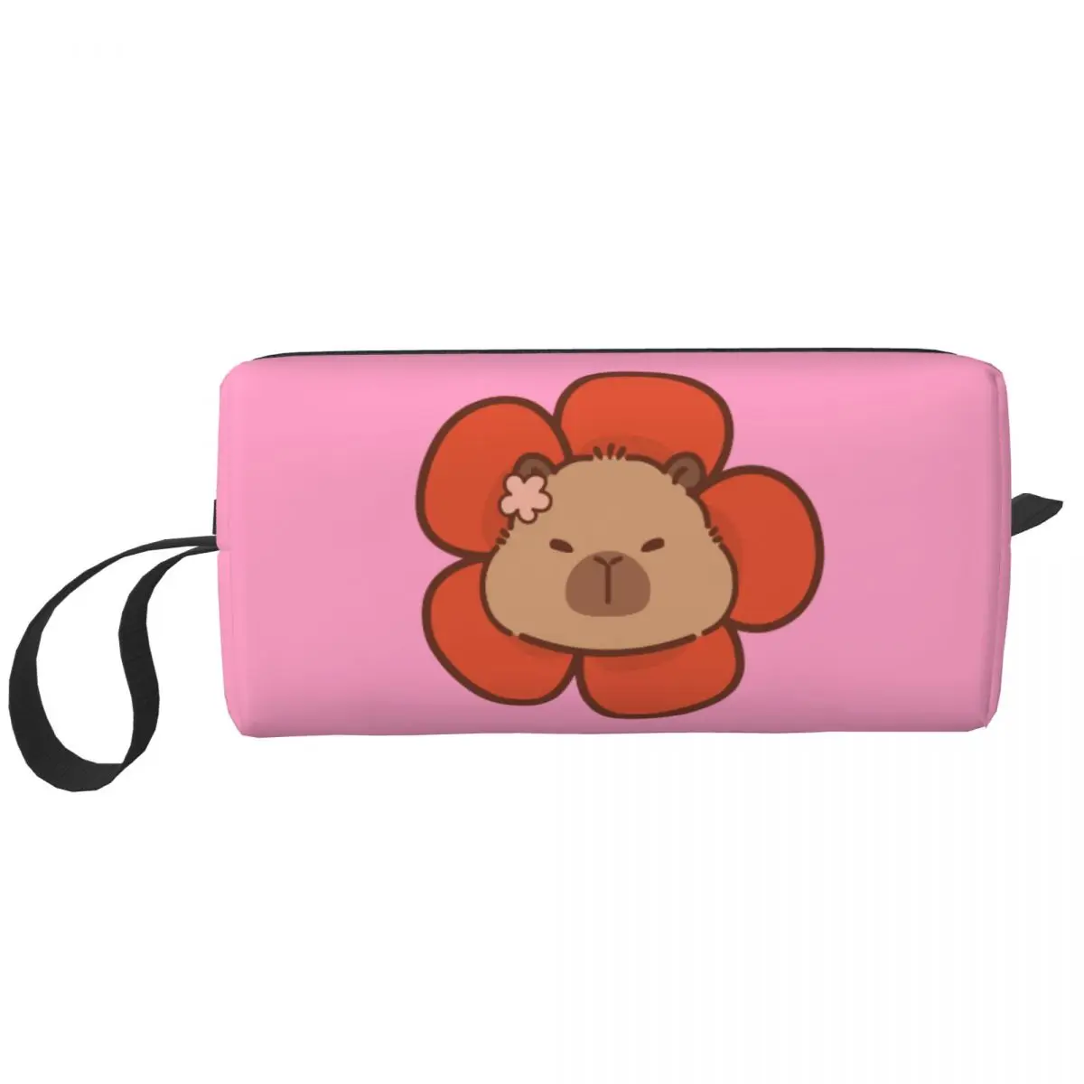 Cartoon Cute Capybara Makeup Bag Pouch Cosmetic Bag for Men Women Toiletry Bag Accessories Organizer