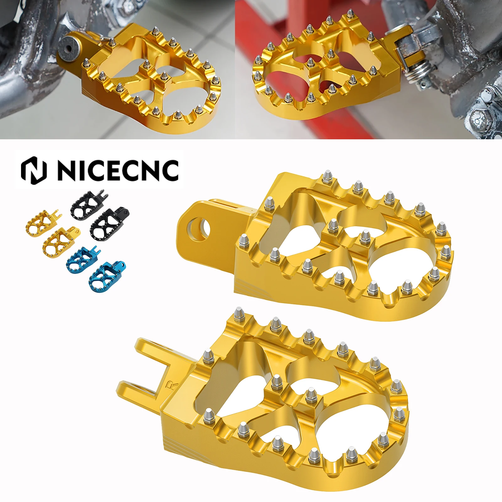 

Подножки NICECNC, подножки для Suzuki DRZ400S, DRZ400SM, DRZ, 400S, 400SM, Z400S, Z400SM, 2000-2022, 2019, 18