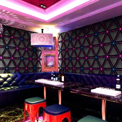 KTV Wallpaper Bar Flash Wallpaper Clothing Store Ceiling Wallpaper Anchor Live Background Wall Gold Reflective Wall Painting