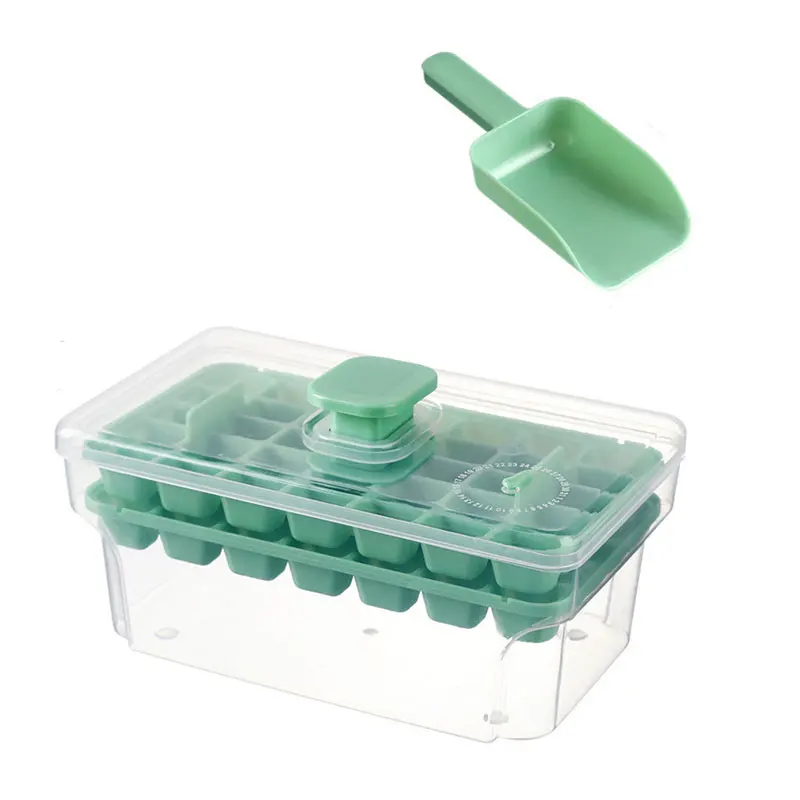 34/68 Compartments Home Refrigerator Homemade Ice Box Ice Tool Food Grade Ice Press