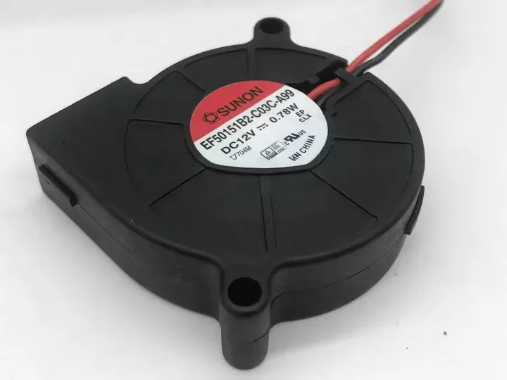 

NEW FOR SUNON EF50151B2-C03C-A99 12V 0.78W 5015 5CM Turbine Cooling Fan