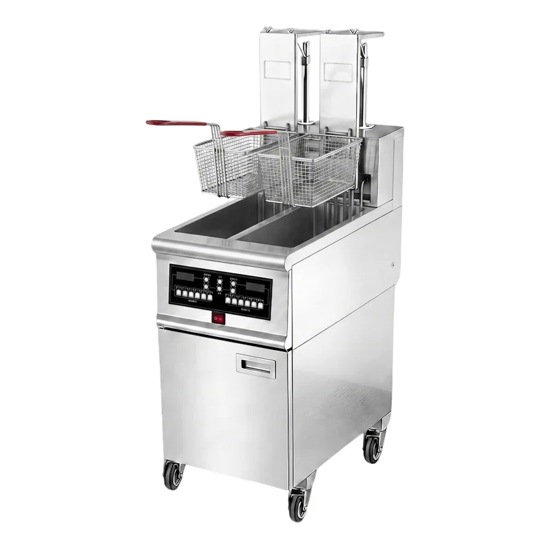 

Electric fryer Commercial oil filter truck Large capacity fryer Fryer Fried skewers Desktop French fries Special equipment