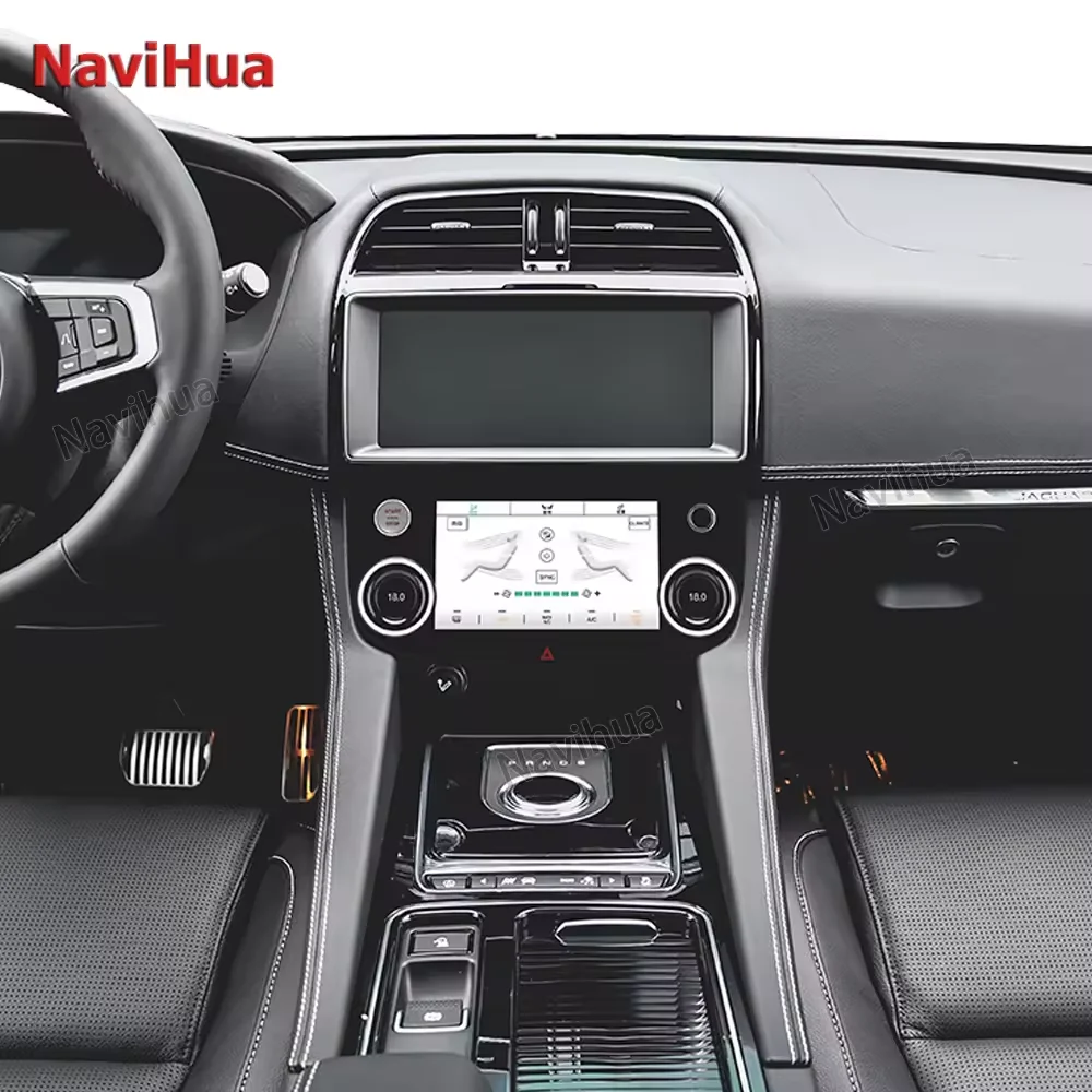 For Jaguar F Pace 2016-2020 Car Digital AC Screen Panel Climate Control Monitor Display Auto Air Conditioning Interior Upgrade