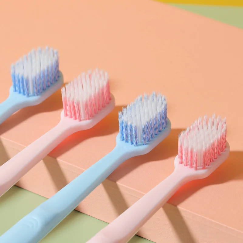 

Костюм для зубных щеток для взрослых со спиральной щетиной высокой плотности, мягкая бытовая щетка с широкой головкой, высококачественная защита зубов, инструменты для полости рта каждый день