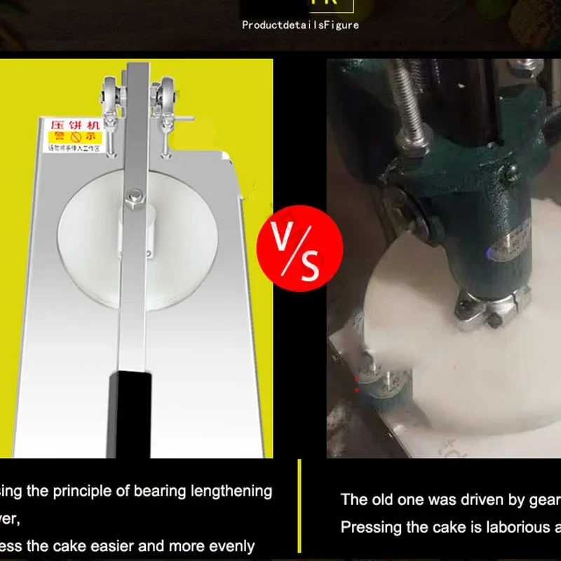 Machine à Presser la Pâte à la Main, Tête de Gâteau, Pizza, Gros Biscuits, Viande, Sandwich, Riz