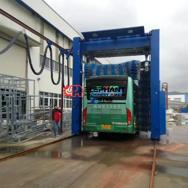 3 Brushes Fully Self Operating Truck Washing Machine, Automatic Large Vehicle Cleaning Equipment for Garage Station